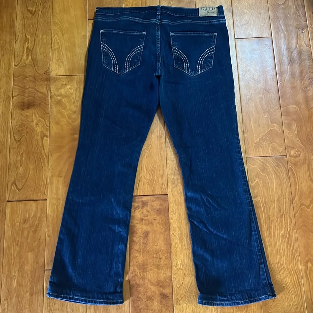 Hollister Y2K Social Stretch Venice Boot Cut Jeans Size 11R 30 x 33 Flare Casual